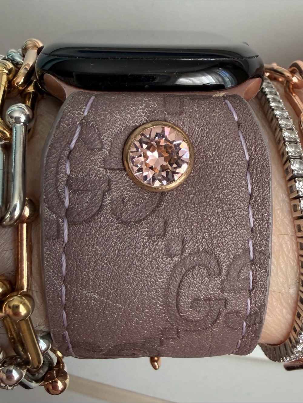 Mauve Spark*l band, size 2